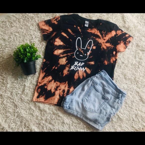 Bad Bunny Tie Dye Shirt - Picture 1 of 6